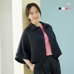 (런칭가 69,900원)25SS 프렌치린넨100 브리즈 케이프 자켓