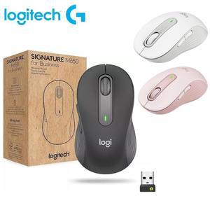 기존 Logitech M650/M650L 2.4Ghz Bluetooth 무선 마우스 - 중소형 손용 자동 클릭 노트북
