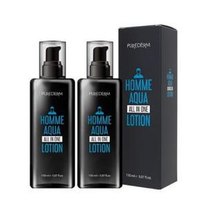퓨어덤 미백 주름개선 기능성 화장품 6in1 올인원 남성용 로션 150ml 2개