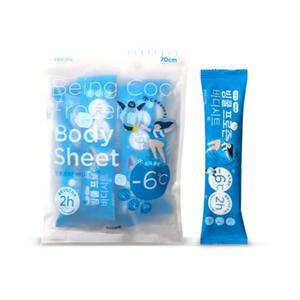 오제끄 빙쿨 쿨링 체취감소 프로즌 바디시트 5매입