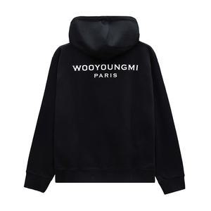 25SS 우영미 백로고 후드티 블랙 W251TS37723B