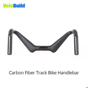 VeloBuild 탄소 섬유 트랙 자전거 핸들바 2024 로드 자전거 바