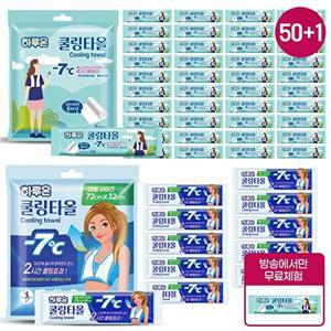 [하루온]하루온 -7℃ 쿨링타올 바디시트 (일반)40매+(대)10매