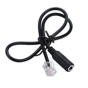 PC 컴퓨터 헤드셋 핸드폰 어댑터 rj9-3.5 암 어댑터 컨버터 케이블 1PC