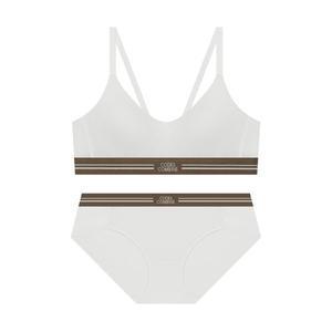 [국내매장판] 코데즈컴바인 INNERWEAR 배색포인트 노와이어 햄팬티 세트_화이트 CEWRP251WH 116473