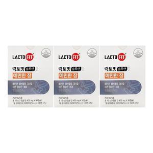 종근당건강 락토핏 솔루션 2 예민한 장 400mg x 30캡슐 x 3박스 /An