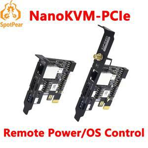 Sipeed NanoKVM-PCIe 리모컨 전원 및 데스크탑 유지 관리 서버, PiKVM용 UART HDMI USB RISC-V