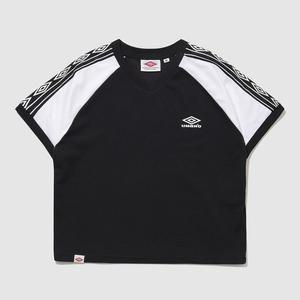 HBL OG 사이드다이아 우먼스 브이넥 반팔 티셔츠 / BLACK UQ322CRS81