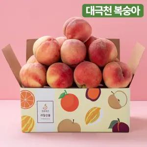 [프루미츠] 지금이 제철 엄선한 반납짝 대극천 복숭아 1kg 이상 (7-9입)