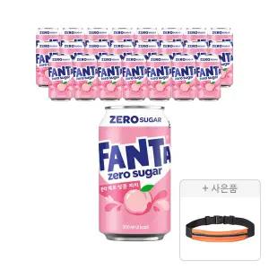 환타 피치제로 350ml, 24개 + 증정 (러닝벨트, 주문시 100% 증정)