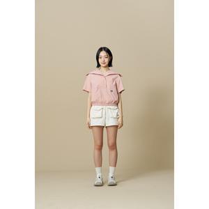 [롯데백화점]비비씨어스 BE42MW01W540 우먼 세일러 카라 반팔 아노락_Pink