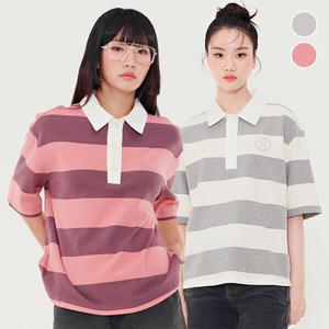 [체이스컬트] STRIPE 카라 T-SHIRT/2Color