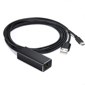 USB 2.0+USB 5pin to Ethernet 어댑터 USB에서 RJ45를 지원하는 10/100MBPS 이더넷 N0HC