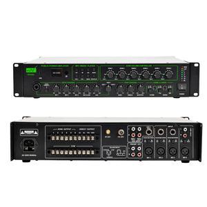 웨이브 280W 6구역 디지털앰프 USB 블루투스 싸이렌 차임 방송용 공장 매장 체육관 주차장
