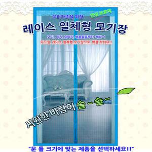 두드림 방문 현관문 방충망  자석문발 방충망