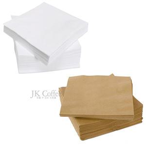 칵테일지 디너냅킨 무지 흰색/갈색 (1봉/370매)