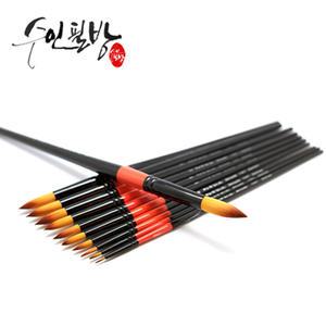 수인필방 미술붓 로빈 747 수채화붓 둥근붓(6호)-붓,그림붓,로빈붓,화홍붓,화홍