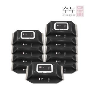 [기타]수누 프리미엄 아기물티슈 올록볼록 72매x10팩_엠보싱 캡형