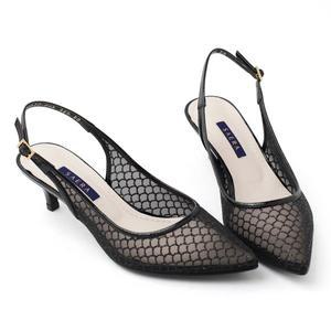 갤러리아 SAERA 세라 여성 은행잎망사 슬링백 샌들 S20G006 흑색 5CM