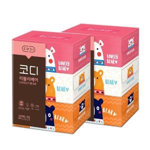 [코디]코디 러블리베어 각티슈 230매 3입 2세트