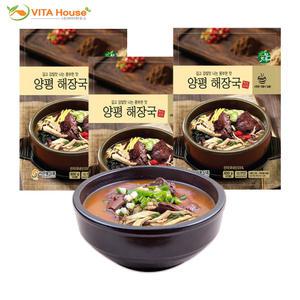 V 자연깃든 양평해장국 600g 3개 선지 국밥 국물 술 안주 자취 캠핑 혼밥 집밥