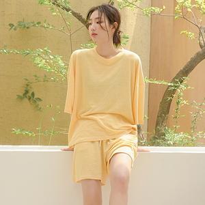 썸머 면마 5부 반바지세트