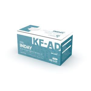 KF-AD 인데이 프로덕트랩 비말차단 마스크 국내산 4중구조 약국판매