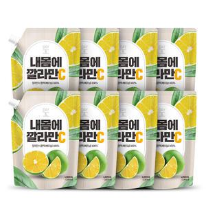 데이앤 내몸에 깔라만시원액 100% 1L x 8팩