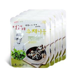 [강원6차산업]윤영근의 착한나물  밥에 쓱쓱 비벼 먹는 유채나물 (80gx5인분)