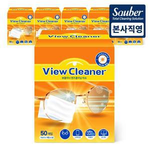 자우버 뷰클리너 렌즈클리닝 일회용티슈 50매 6팩