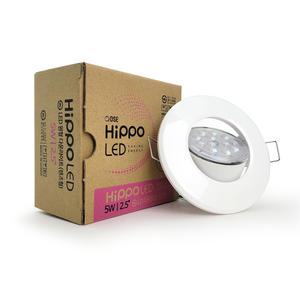 히포 LED매입등 2.5인치 5W (렌즈형) 전구색(2700K) 국산 LED다운라이트