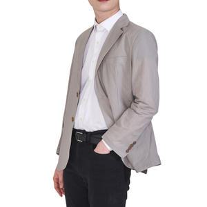 깔끔한 남성 캐주얼 마이 남자 세미 콤비 자켓 여름 40대 50대 GB3012
