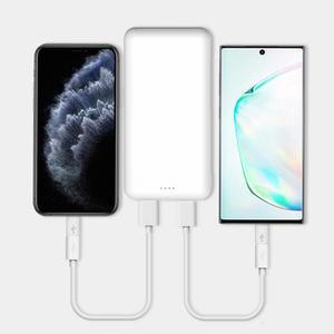 2포트 보조배터리 10000 mAh 젠더 포함 세트