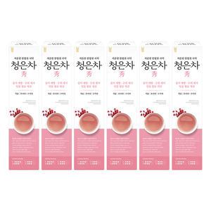 2080 청은차 수 치약, 120g, 6개
