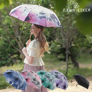[FINN ESKER]  자외선 차단/차광율 99.9 차광 암막 우양산 (2종 세트)