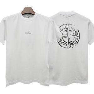 [더팩토리] 스톤아일랜드 STAMP TWO 로고 프린트 반팔티 (79152NS82 V0001)