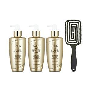 살롱드 마스터 슉슉 헤어세럼 150ml x3 + 브러쉬(랜덤) /두피케어/모발영양/탈모증상완화