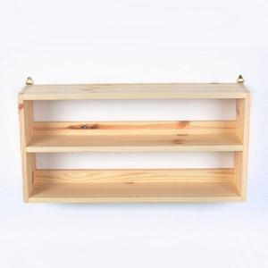 아트박스 디자인엔씨 원목2칸오픈직사각 선반 WF455 디자인엔씨