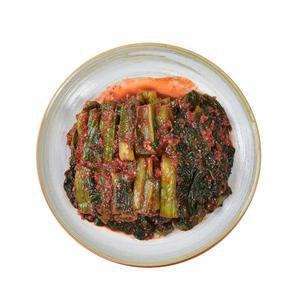 [소셜바이오]여수 돌산 삼채 갓김치 1kg