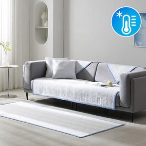 [한빛카페트] 아이스쿨 냉감 매쉬 소파패드 4인용 65x230cm