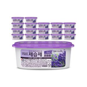 [네츄럴오가닉]네츄럴오가닉 라벤더 퍼퓸샤워 제습제 옷장디퓨저 특대용량 습기제거제 18개