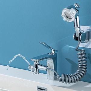 보드겜 세면대용 수도 4종 샤워기+호스+거치대+연결구 N328