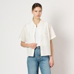 [BCBG] 펀칭 블라우스 B4F7B402