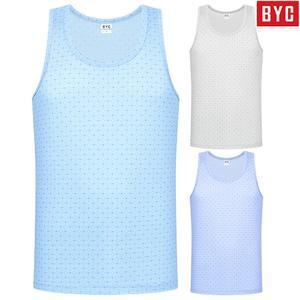 BYC 남자 순면 런닝 3매입 M21F47