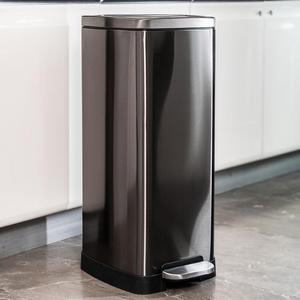 주방 쓰레기통 휴지통 30L 대형 페달 50L 고급 스텐 재활용 가정용 업소용