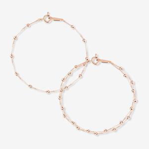 14k 통통볼 트윗체인 팔찌(A타입/16.5cm)