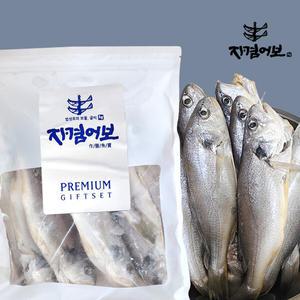 천일염으로 염장한 제주백조기 특 10미 1.4kg 23∼24cm/간편지퍼백