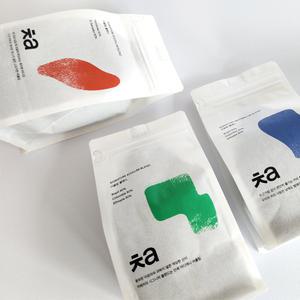 [카페ㅊa]카페차 블렌드 원두 4종 200g / 로스팅 커피콩 홀빈 고소한맛 고급진맛 핸드드립 홈카페