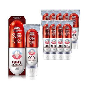 애경 2080 진지발리스 오리지널 치약 150gx10개