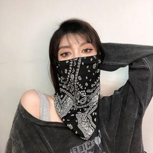남녀 2컬러 페이즐리 고리형 귀걸이  마스크